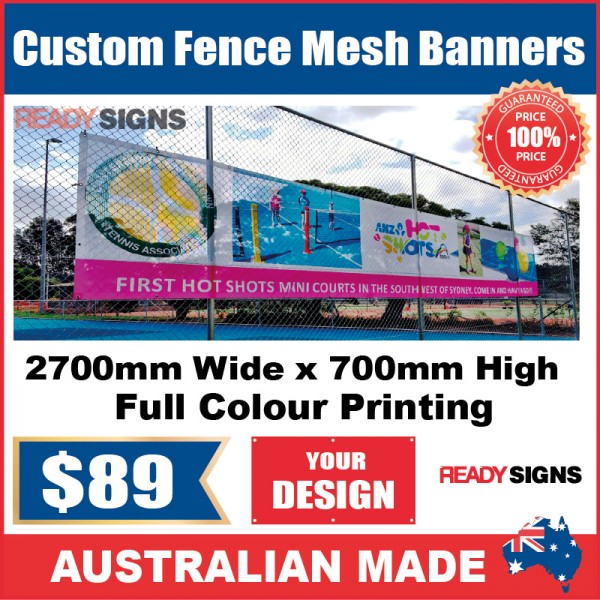 Mesh Banner 2700mm x 700mm